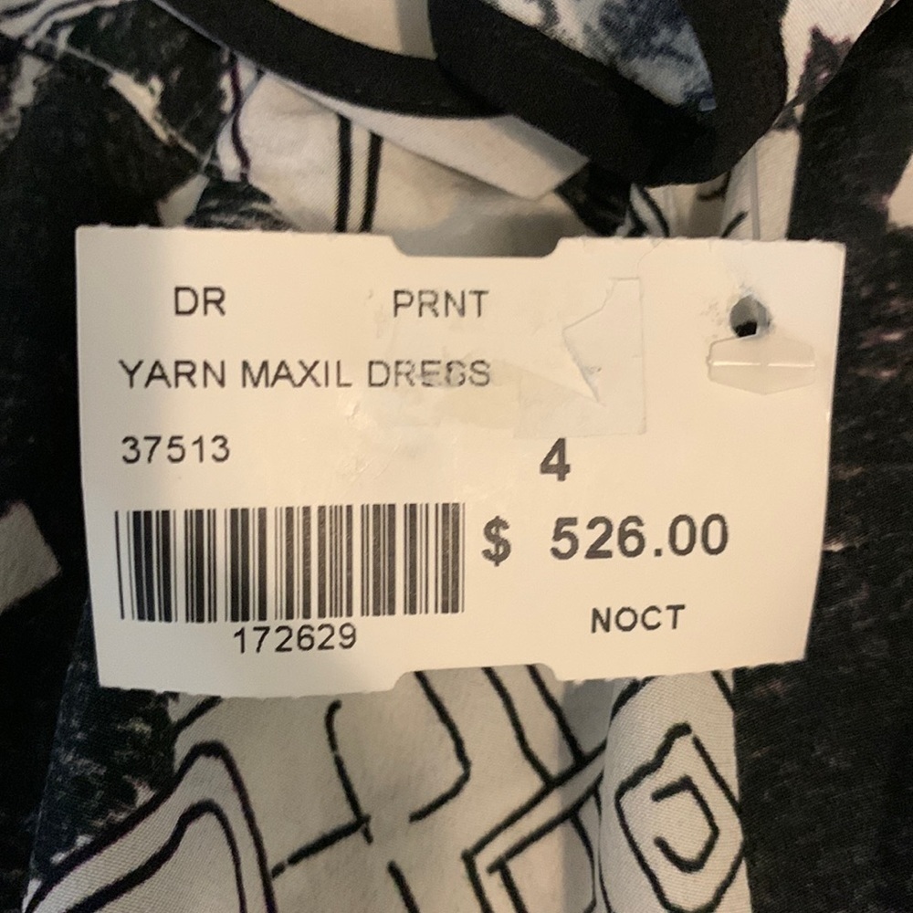 NWT Nocturne 100% Silk Halter Maxi Dress, 4 - Picture 11 of 12